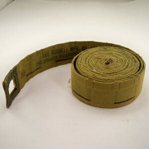 U.S. WWII Machine Gun Ammo Belt The Russell Mfg. Co. 1943